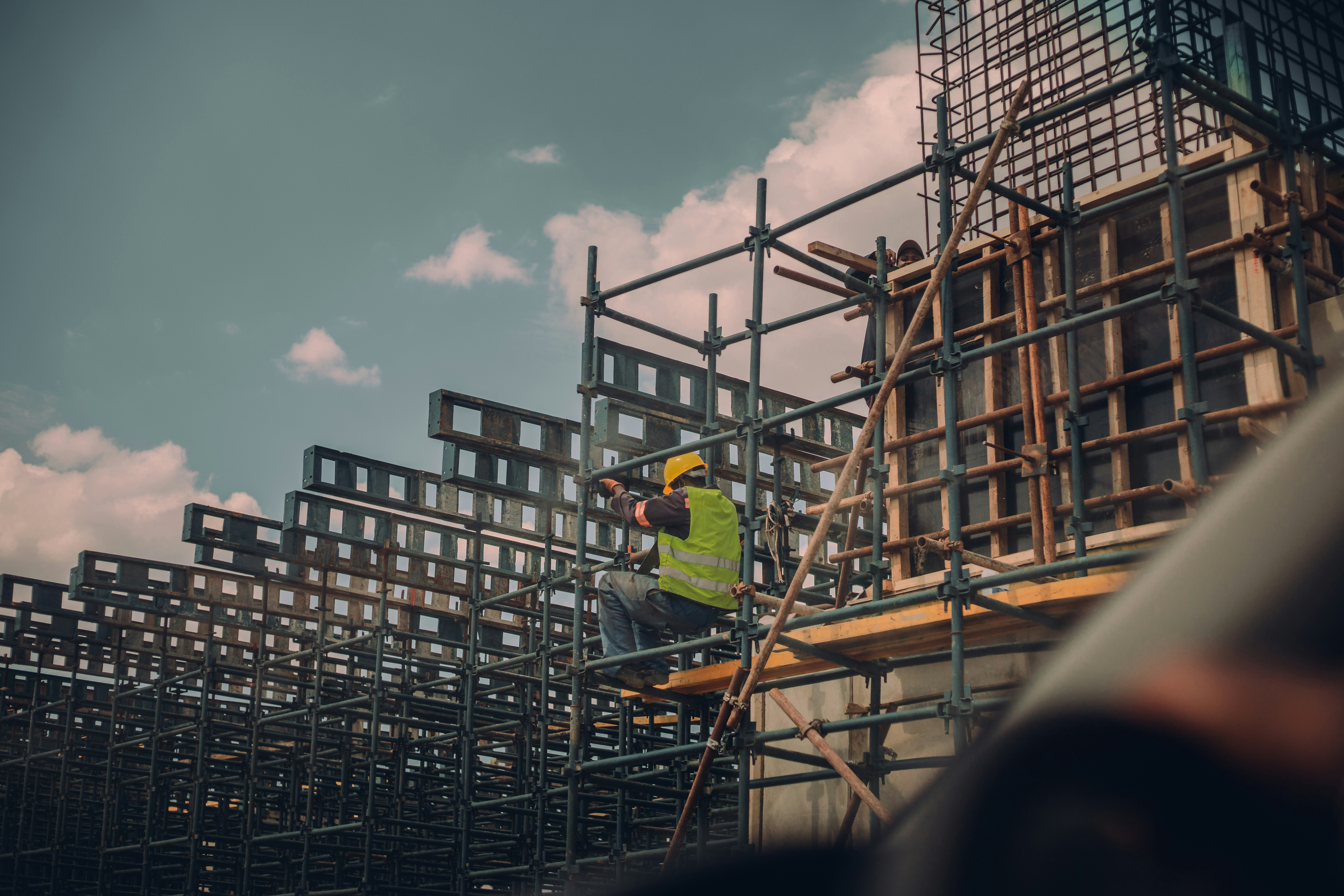 Construction Site Solar Security Camera Tower